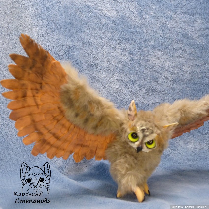 Ушастая Сова — Авторские игрушки (фото 2)
