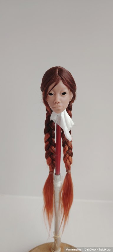Парик на кукол Е. Ганчаровой (фото 6)