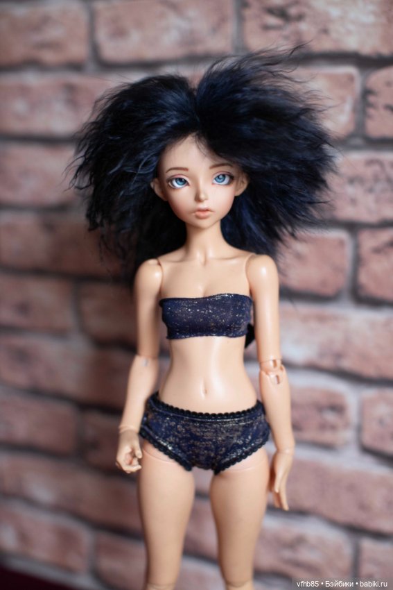 Продам паричок из козочки на шкурке для минифи (minifee), DIM doll, Doll Chateau. 16,5-18,0 см