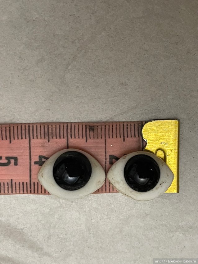 Старинные стеклянные глаза-рыбки для антикварной куклы для антикварной куклы (фото 4)