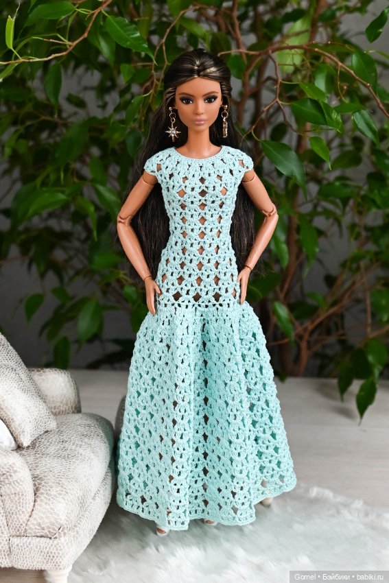 Платье для куклы Барби — Одежда для кукол (фото 6)