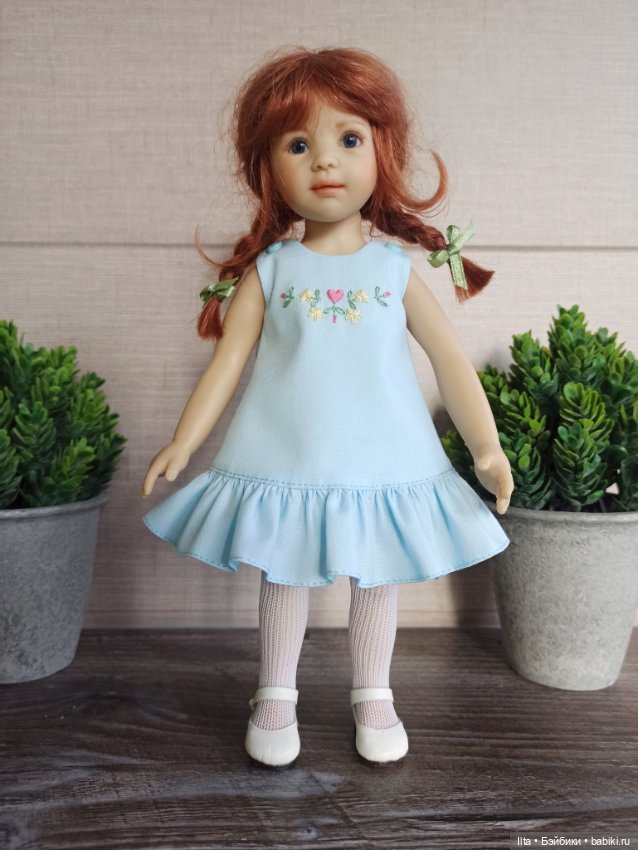 Сарафан с вышивкой для Плюшек и не только