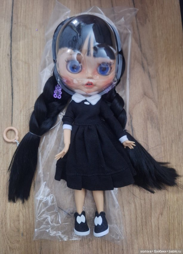 Блайз кастом Венсдэй — ООАК (кастом куклы) (фото 4)