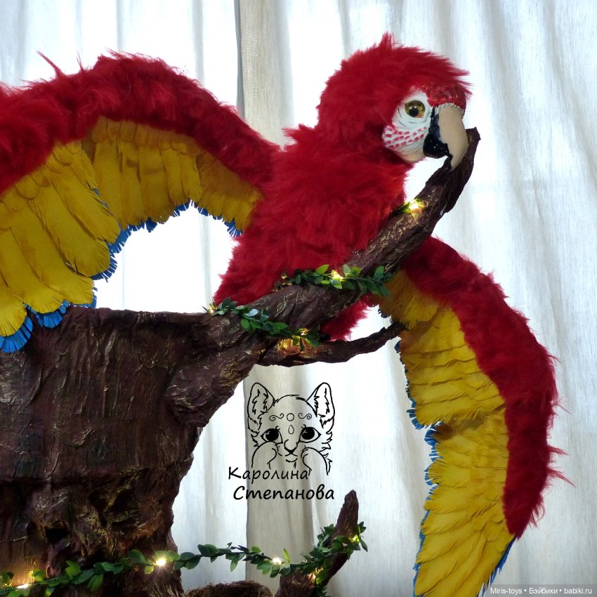 Попугай Ара — Авторские игрушки (фото 5)