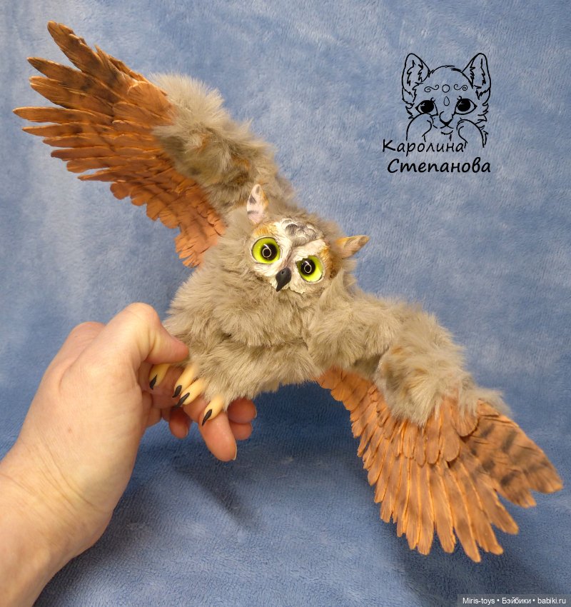 Ушастая Сова — Авторские игрушки (фото 8)