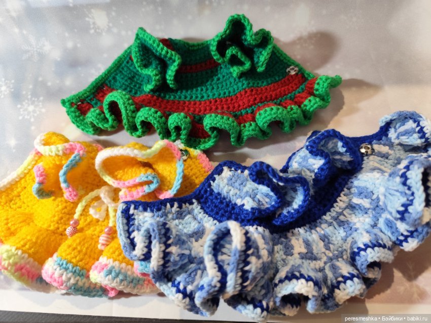 Вязанные платья для Мии булочки (24 см)