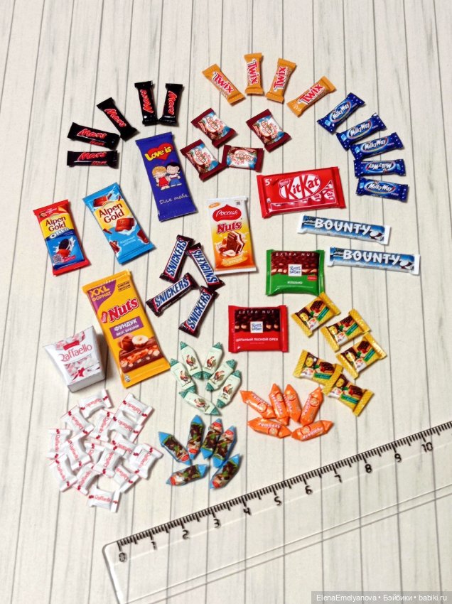 Вкусняшки для кукол 1/6 — Аксессуары для кукольных фотосессий (фото 7)