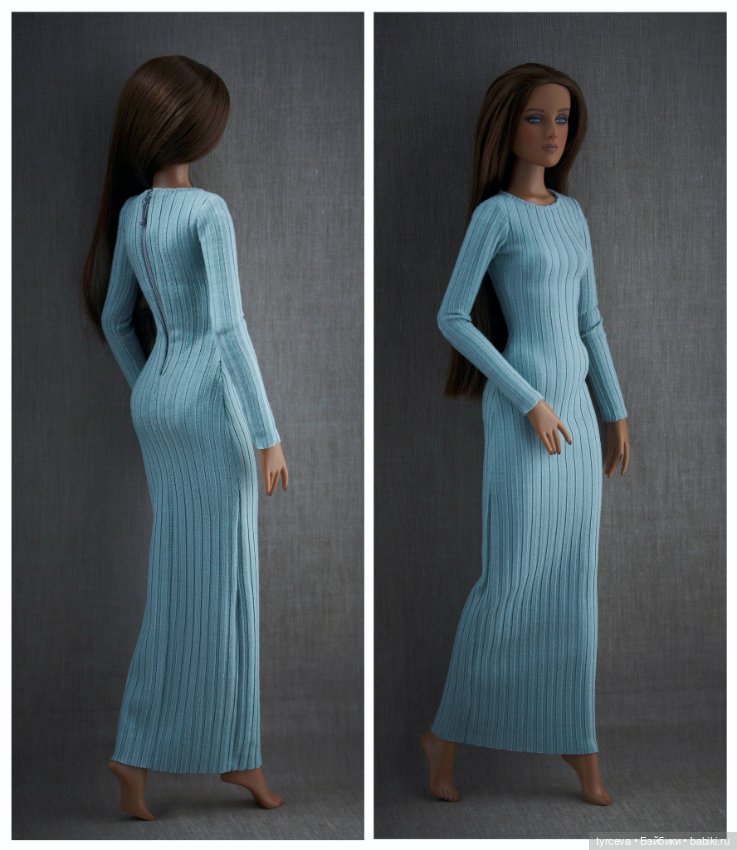 Платье макси для Тоннер 16" и кукол аналогичного формата