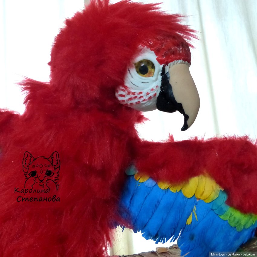 Попугай Ара — Авторские игрушки