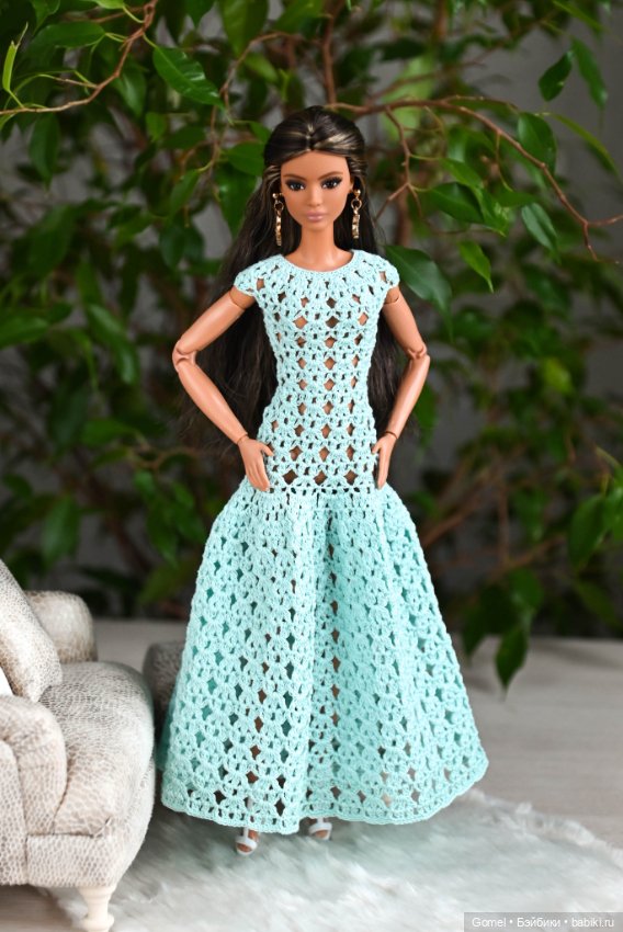 Платье для куклы Барби — Одежда для кукол (фото 5)
