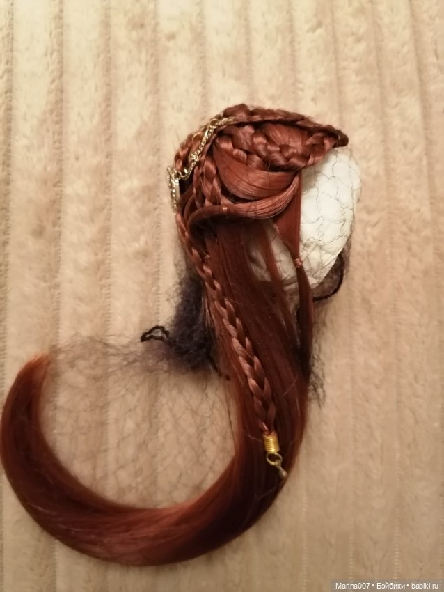 Парик для кукол БЖД — Парики и волосы (мохер) для кукол (фото 2)