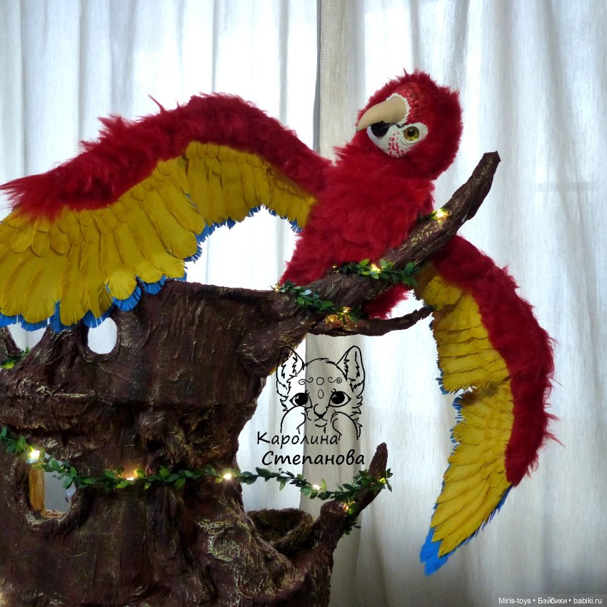 Попугай Ара — Авторские игрушки (фото 4)