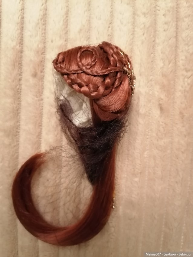 Парик для кукол БЖД — Парики и волосы (мохер) для кукол (фото 3)