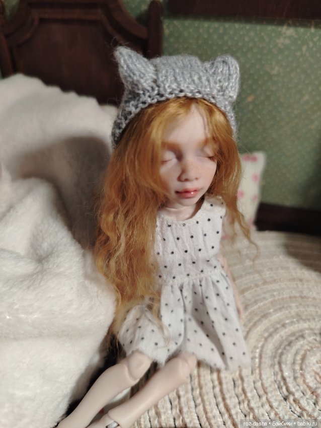 Шапочка котик для маленьких головушек (фото 2)