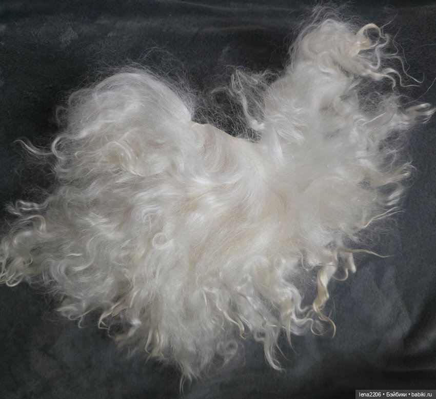 Мохер на шкурке козы, трессы