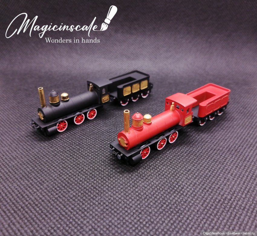 Миниатюрный паровоз временно 500₽
