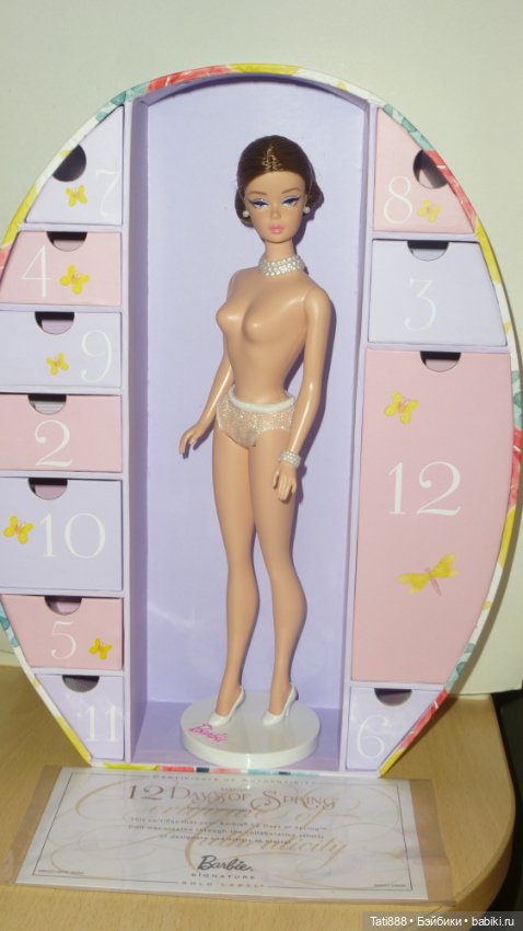 Кукла Барби 12 дней весны 12 days of spring Barbie (фото 8)