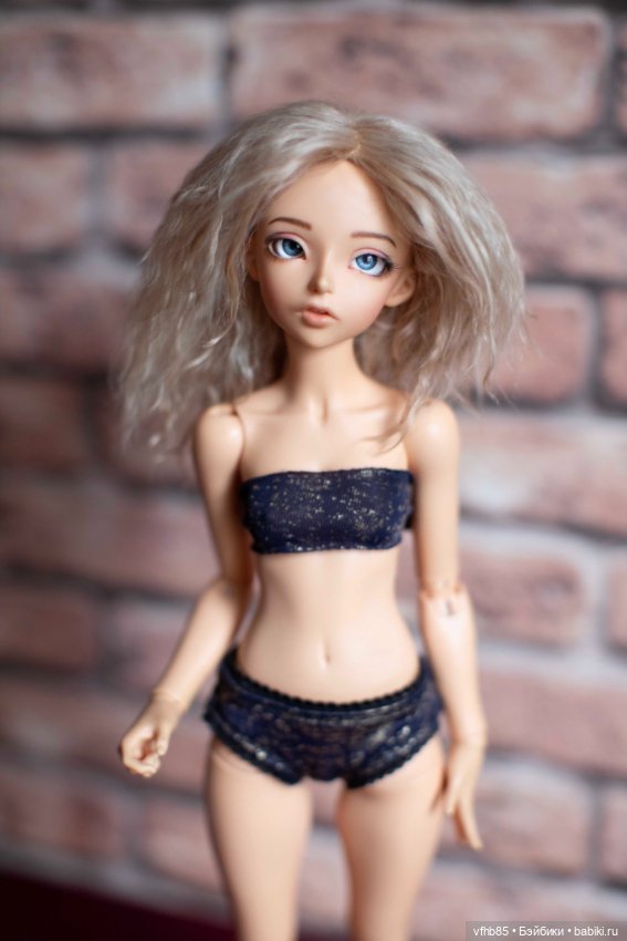 Продам паричок из козочки на шкурке для минифи (minifee), DIM doll, Doll Chateau. 16,5-18,0 см (фото 2)