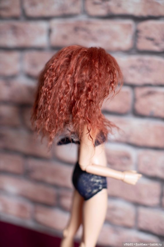 Продам паричок из козочки на шкурке для минифи (minifee), DIM doll, Doll Chateau. 16,5-18,0 см (фото 4)