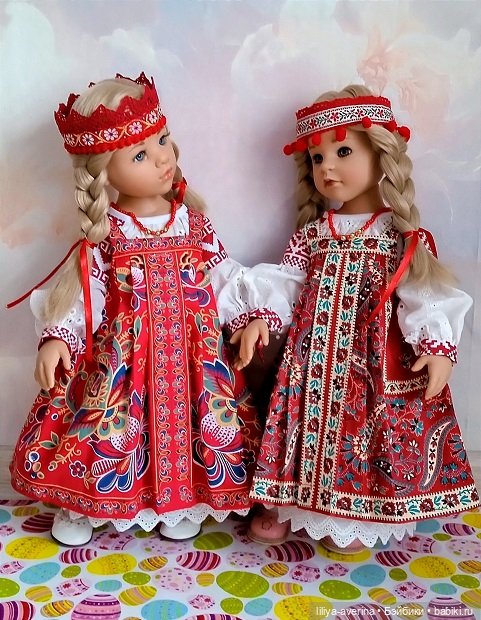 Одежда для ГОТЦ 50 см --Комплекты в русском стиле (фото 3)