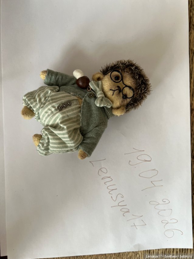 Ежик Тедди — Авторские игрушки (фото 4)