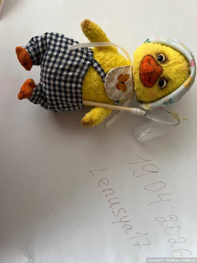 Утенок Тедди — Авторские игрушки (фото 3)