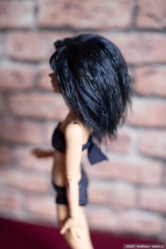 Продам паричок из козочки на шкурке для минифи (minifee), DIM doll, Doll Chateau. 16,5-18,0 см (фото 4)