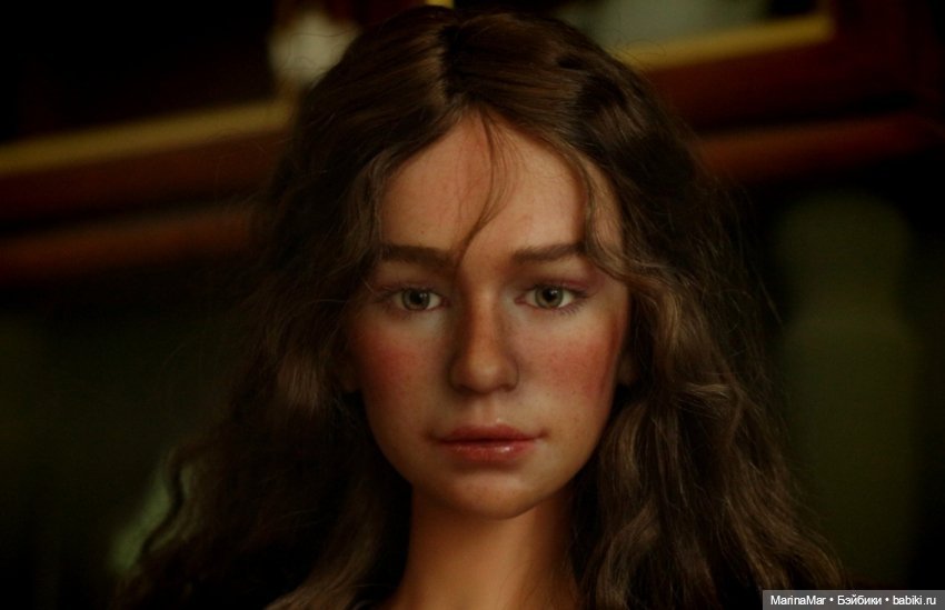 Голова от Solo_bjd молд Эмилия (SD)с глазами Darkgraysea (фото 3)