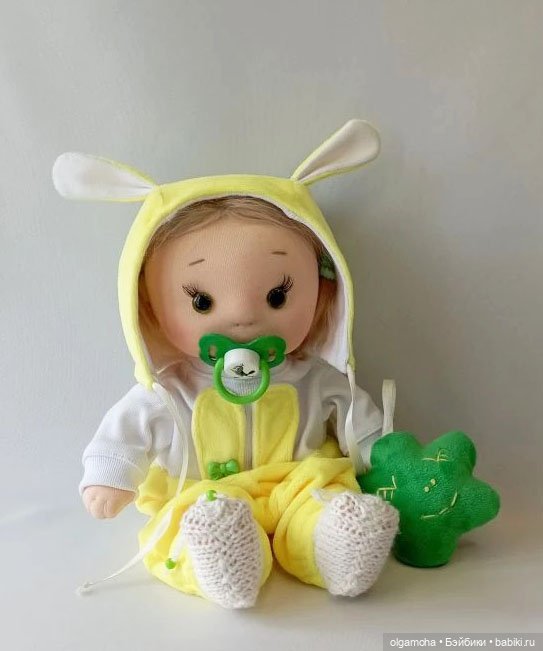 Текстильные куклы. Малыши Оля, Поля и Коля (фото 3)