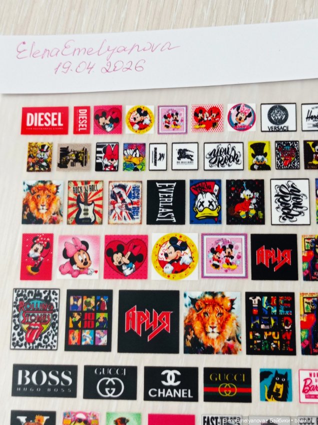 Принты дтф для кукольных мастеров (фото 5)