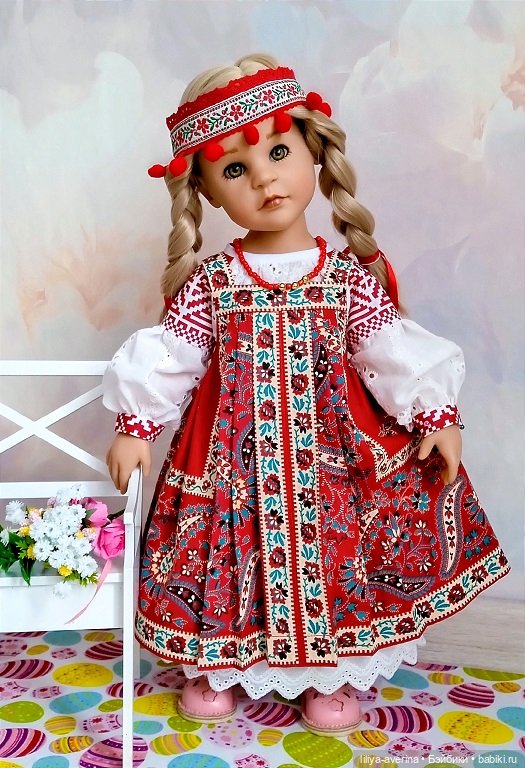 Одежда для ГОТЦ 50 см --Комплекты в русском стиле (фото 2)