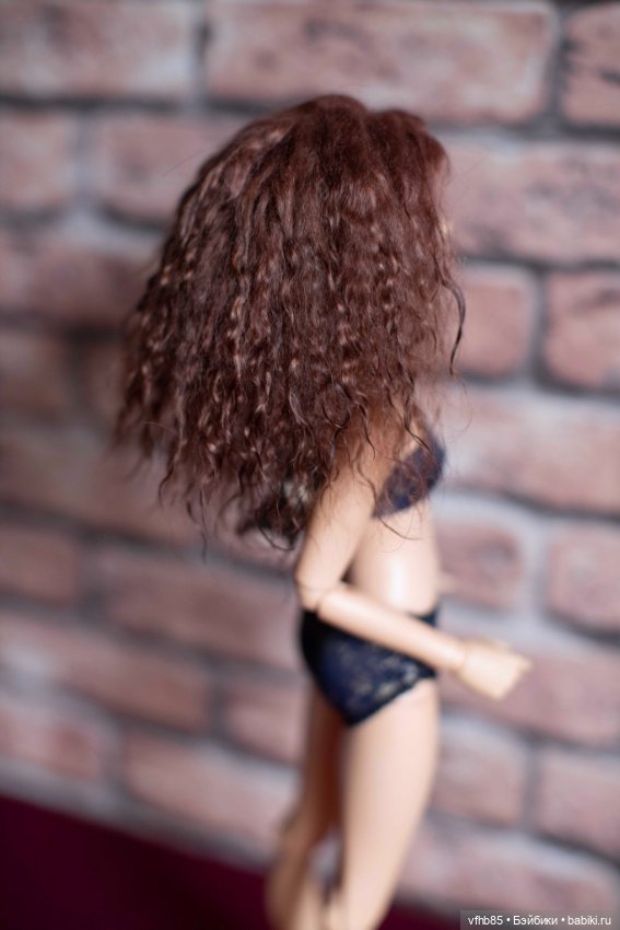 Продам паричок из козочки на шкурке для минифи (minifee), DIM doll, Doll Chateau. 16,5-18,0 см (фото 4)