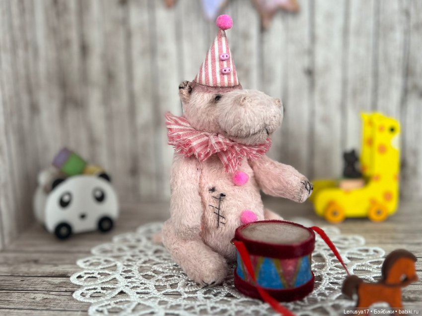 Бегемотик Тедди — Авторские игрушки