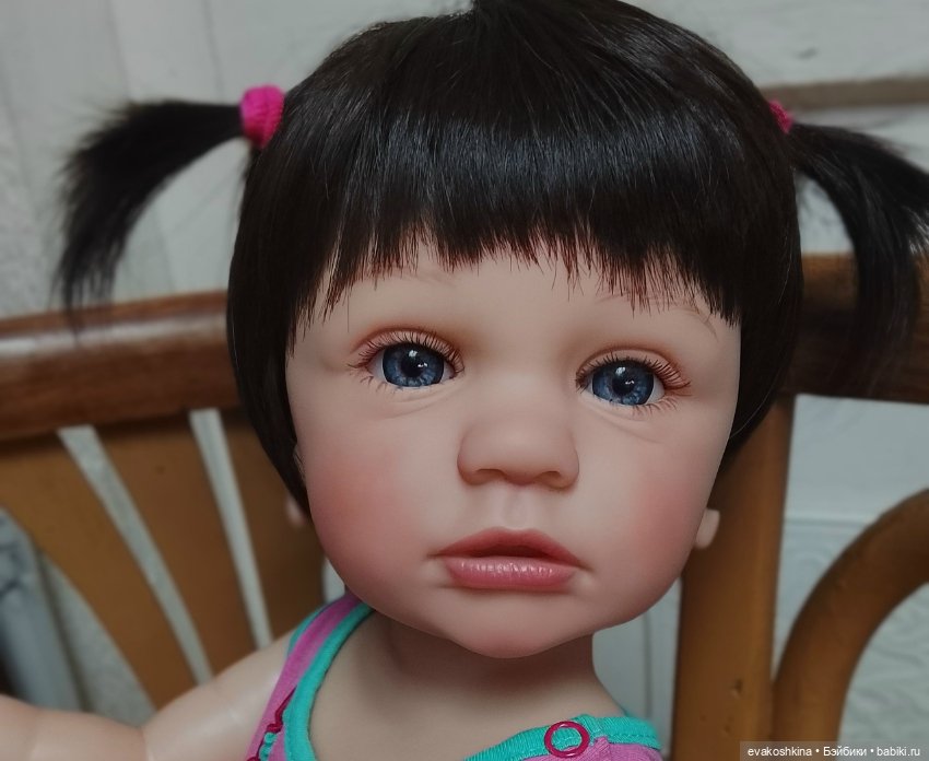 Реалистичная кукла 55 см по мотивам молда Tayra (фото 4)