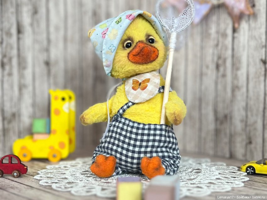 Утенок Тедди — Авторские игрушки