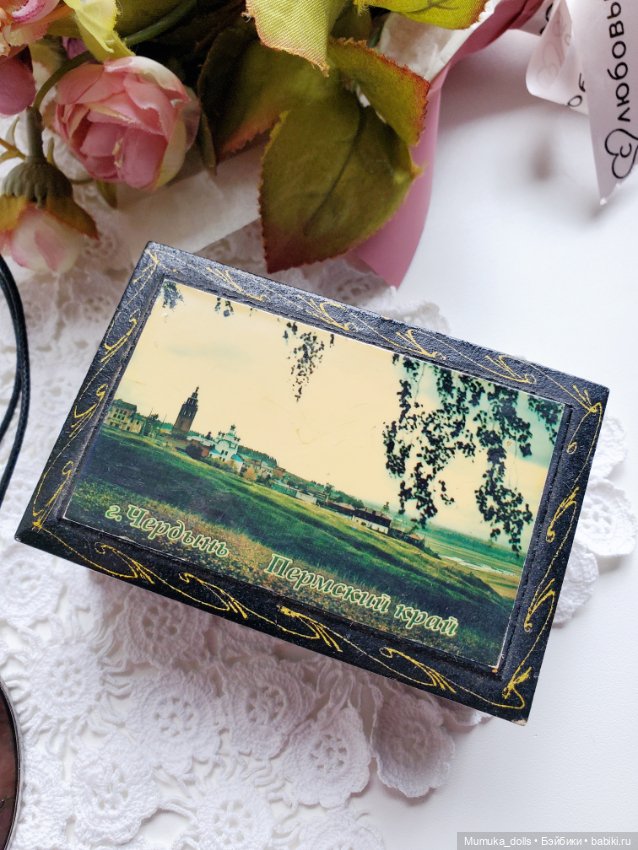 Кулон Есения и шкатулка — Аксессуары для кукольных фотосессий (фото 5)