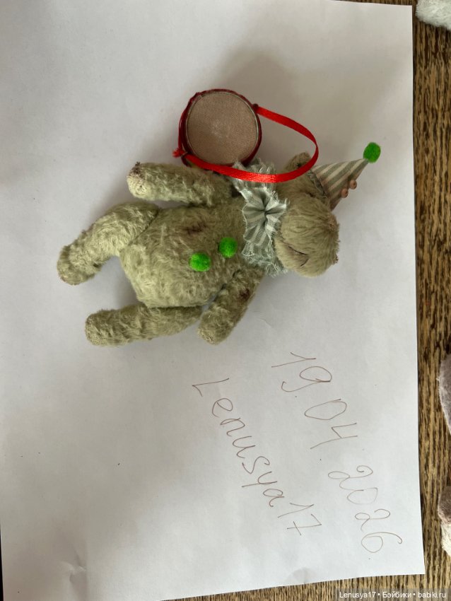Бегемотик Тедди — Авторские игрушки (фото 5)