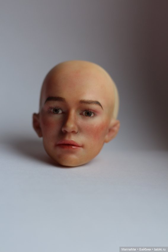 Голова от Solo_bjd молд Эмилия (SD)с глазами Darkgraysea (фото 5)