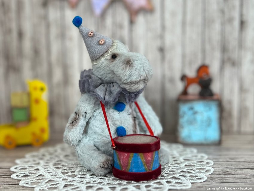 Бегемотик Тедди — Авторские игрушки (фото 2)