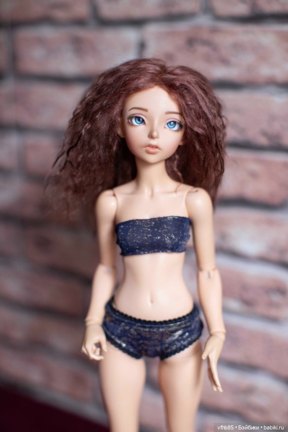 Продам паричок из козочки на шкурке для минифи (minifee), DIM doll, Doll Chateau. 16,5-18,0 см