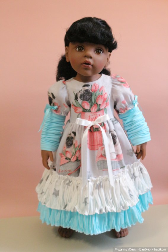 Нарядные многослойные платья для Готц 50см и им подобным 1