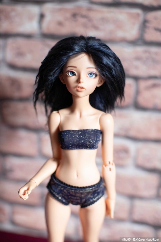 Продам паричок из козочки на шкурке для минифи (minifee), DIM doll, Doll Chateau. 16,5-18,0 см (фото 3)