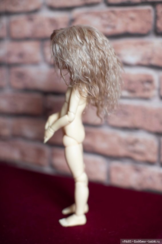 Продам паричок из козочки на шкурке для минифи (minifee), DIM doll, Doll Chateau. 16,5-18,0 см (фото 7)