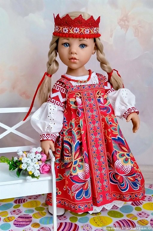 Одежда для ГОТЦ 50 см --Комплекты в русском стиле