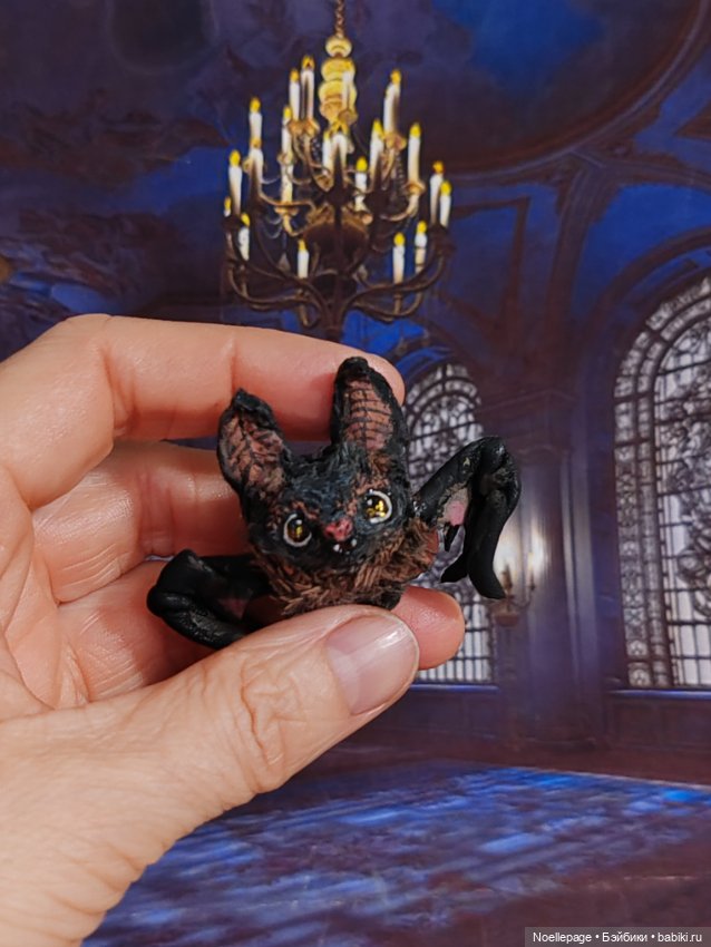 Летучий мышонок Парамон — Миниатюра для кукол (фото 8)