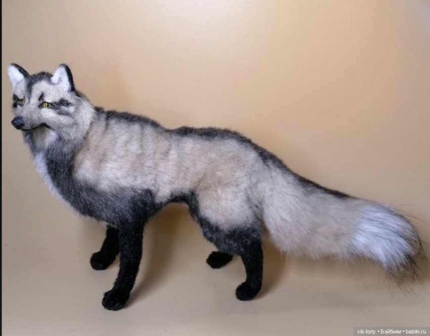 Авторская игрушка "Фантазийный лис" (фото 6)