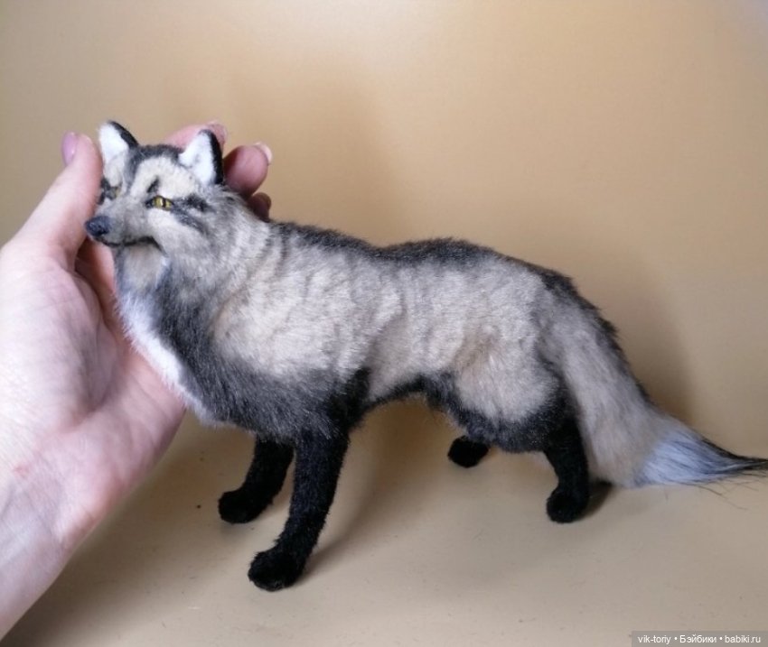 Авторская игрушка "Фантазийный лис" (фото 5)