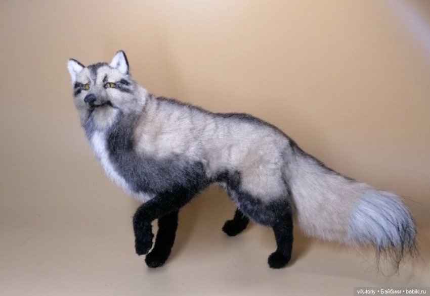 Авторская игрушка "Фантазийный лис" (фото 4)