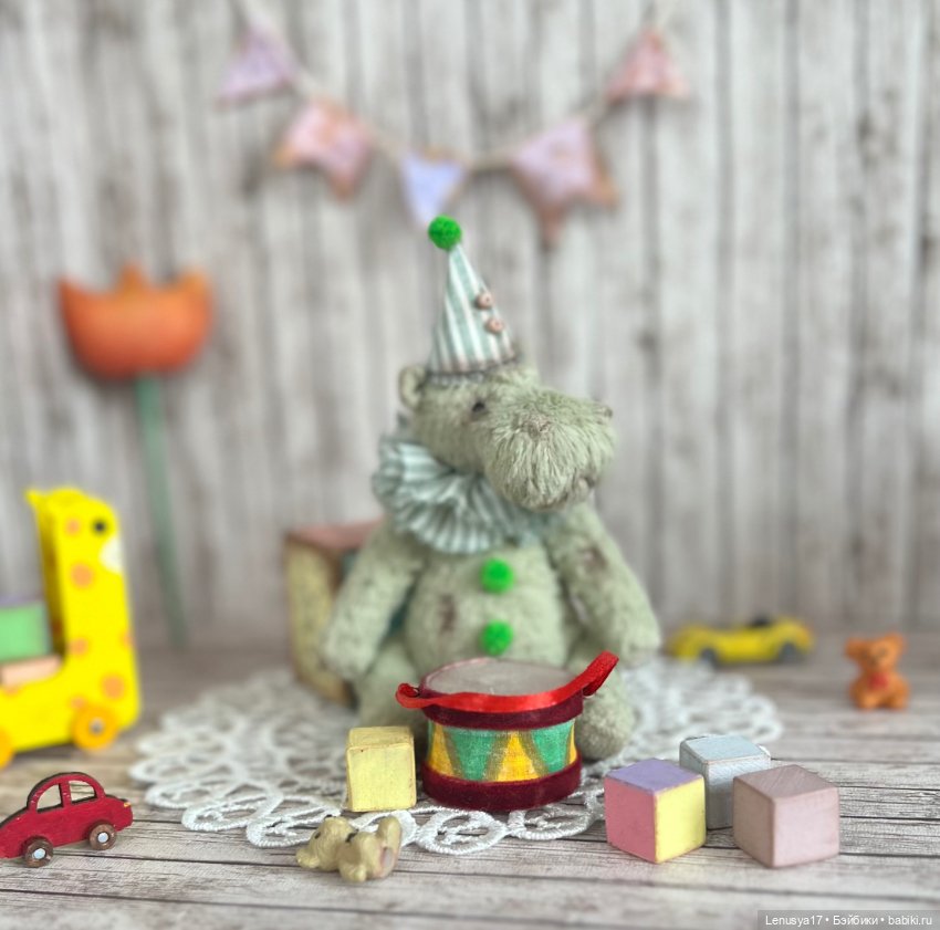 Бегемотик Тедди — Авторские игрушки