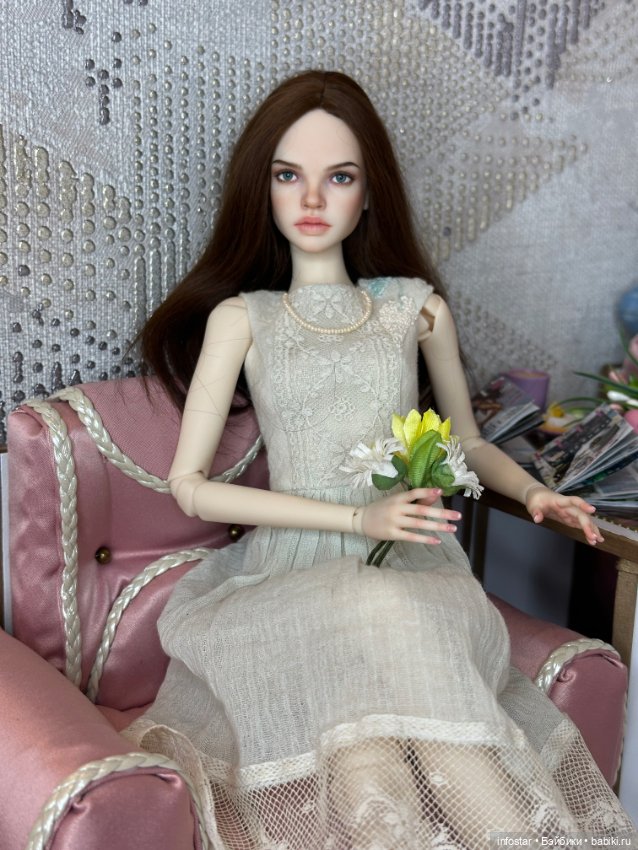 Платье на кукол от Н.Лосевой и аналогичных по размеру кукол (фото 6)